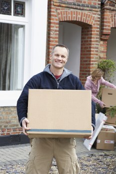 Removal team handling furniture moves in Ilford residential streets
