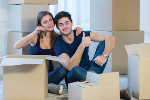 Furniture pick-up service helping remove bulky items from an Ilford property