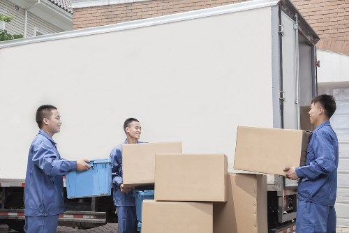 Loading commercial items for a relocation in the Ilford area