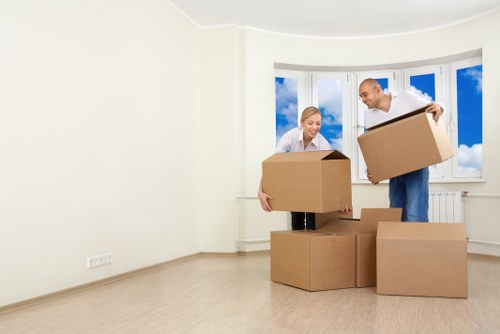 Careful labelling and box organisation during packing