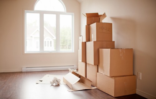 Removal team planning a house move in Ilford