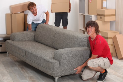 House removalists navigating access challenges in an Ilford street