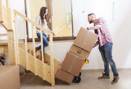 Removals vehicle ready for a same-day house or flat move in Ilford
