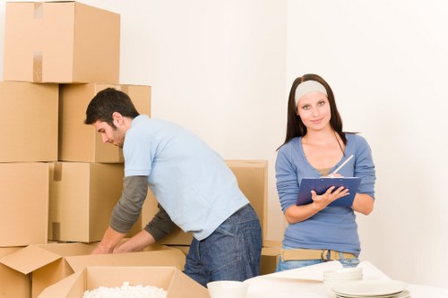 Flat removal service in Ilford with careful handling of stairs and access