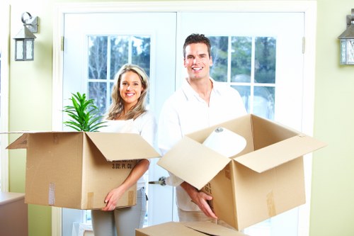 Packing and loading furniture for an urgent removals job in Ilford